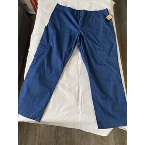 CARHARTT Rugged Flex Modern Fit Ripstop Straight Leg Pant 3XL Blue